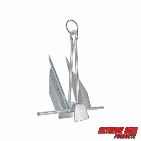 Extreme Max Extreme Max 3006.6515 BoatTector Galvanized Slip Ring Anchor - #13 / 6.5 lbs. 3006.6515